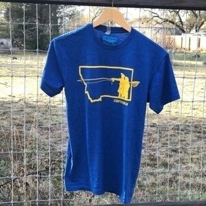 Strip’n Flywear Blue Graphic Child Tee Small